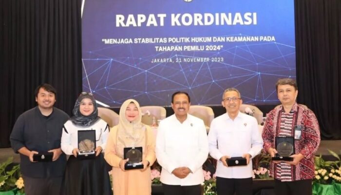 Jaga Stabilitas Politik Hukum dan Keamanan pada Pemilu 2024,Kemenko Polhukam:Perlu Sinergi dan Koordinasi Yang Kuat Antar Kementerian Lembaga Terkait