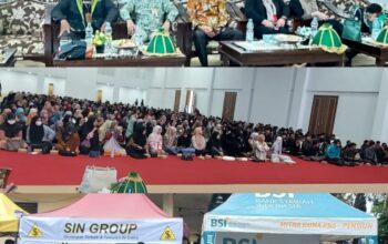 Ketgam : Foto Bersama Peserta dan Pemateri Workshop bimbingan karir dan dan Job Fair pada mahasiswa dan Alumni, yang diselenggarakan oleh CATER (Career and Entrepreneurship Development Center) IAIN Kendari, Rabu (28/8/2024) (foto Istimewah)