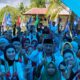 Ketgam : Kampanye - Pasangan calon bupati dan wakil bupati Muna Barat (Mubar), La Ode Darwin dan Ali Basa melakukan kampanye tatap muka dan dialogis bersama masyarakat di Desa Lasama, Kecamatan Tiworo Kepulauan (Tikep), Jumat (11/10/2024). (Foto : Redaksi kabartime.com)