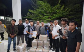 Polres Buton Tengah Kawal Ketat Surat Suara Pilkada 2024 Menuju Gudang Logistik KPU