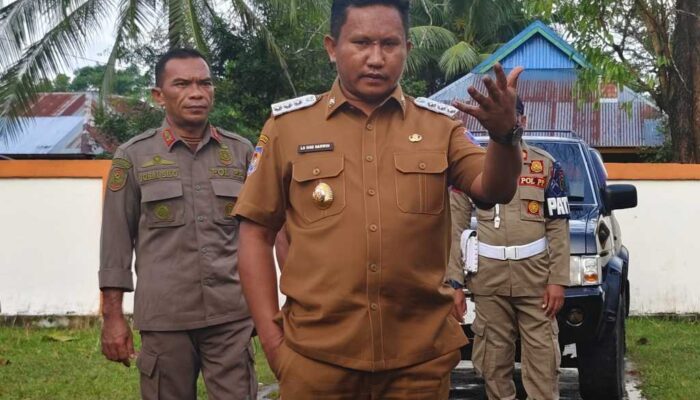 Bupati Mubar Target Pembukaan Penyebrangan Tondasi-Torobulu Sebelum Lebaran Idul Fitri