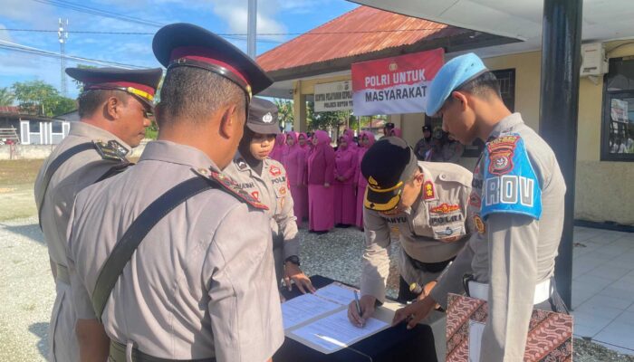 Sertijab Polres Buton Tengah, Kasat Narkoba Resmi Berganti