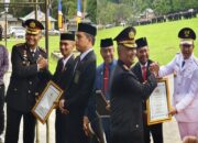 Bupati dan Ketua DPRD Mubar Raih Penghargaan dari Polri atas Dedikasi Menjaga Kamtibmas