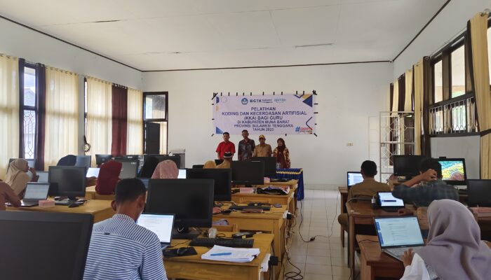 Tingkatkan Literasi Digital, 27 Guru Muna Barat Ikuti Pelatihan Koding dan Kecerdasan Artifisial