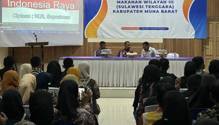 Tekankan Kualitas dan Gizi, Wakil Bupati Muna Barat Resmikan Pelatihan Petugas Dapur MBG
