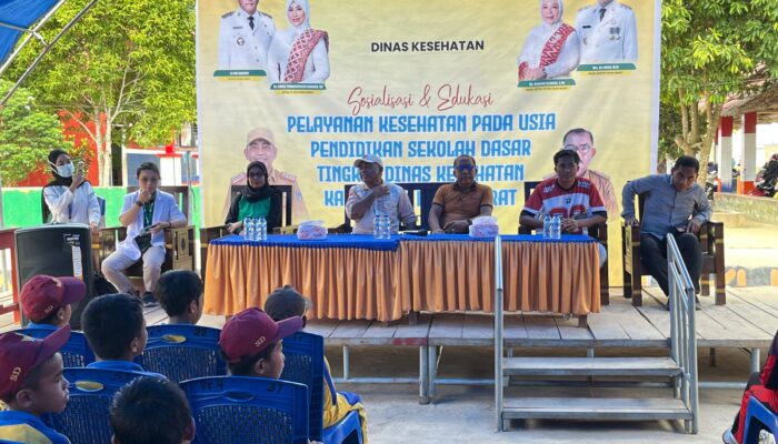 Dinkes Mubar Tanamkan Kesadaran Hidup Sehat Sejak Dini Melalui Edukasi di Sekolah Dasar
