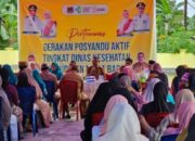 Perkuat Layanan Primer, Dinkes Muna Barat Gelar Gerakan Posyandu Aktif di Tiworo Tengah