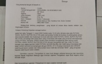 Hentikan Paksa Kendaraan Wakil Bupati, Anak Bupati Busel Diduga Lontarkan Cacian, Kini Dilaporkan Di Polisi