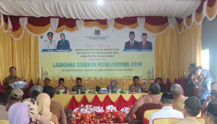 Wujudkan Generasi Emas, Pemkab Mubar Luncurkan “Gerakan Peduli dan Sayang Anak'”di Wadaga