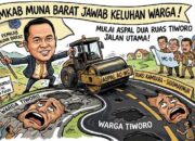 Pemkab Muna Barat Jawab Keluhan Warga Tiworo, Mulai Aspal Dua Ruas Jalan Utama