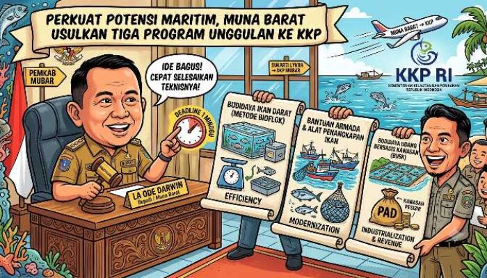 Perkuat Potensi Maritim, Muna Barat Usulkan Tiga Program Unggulan ke KKP