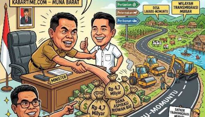 Kolaborasi Bupati Darwin dan Ridwan Bae Buahkan Hasil, Mubar Amankan Rp4,7 Miliar untuk Infrastruktur Transmigrasi