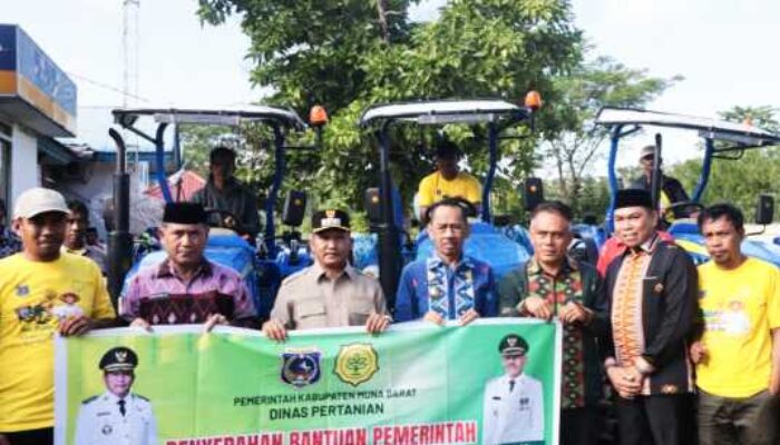 Perkuat Sektor Pertanian,Bupati Mubar Salurkan Bantuan Alsintan dan Benih Perkebunan