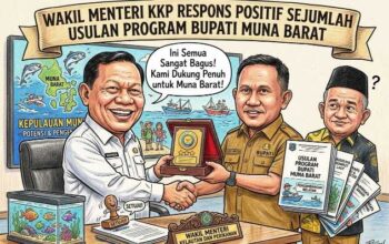 Wakil Menteri Kelautan dan Perikanan Respons Positif Sejumlah Usulan Program Bupati Mubar