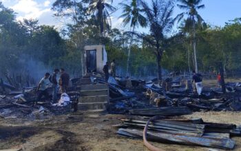 Tiga Rumah di Muna Barat Ludes Terbakar, Diduga Dipicu Anak-Anak Bermain Api