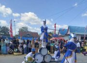Buka Gerak Jalan HUT RI ke-81, Marching Band SMAN 1 Napano Kusambi Tampil Memukau di Desa Guali