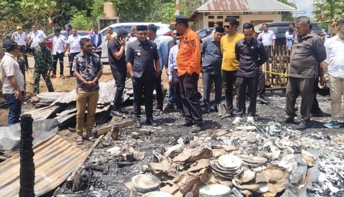 Pemda Mubar Alokasikan Rp 70 Juta untuk Korban Kebakaran di Wakontu