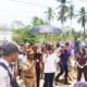 Kunker Perdana di Mubar,Kajati Sultra Letakan Batu Pertama Program Gotong Royong Bedah Rumah